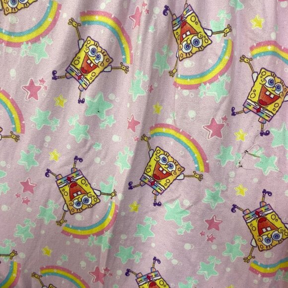 Nickelodeon SpongeBob SquarePants Rainbow Sleep Lounge Pajama Large - Picture 2 of 4